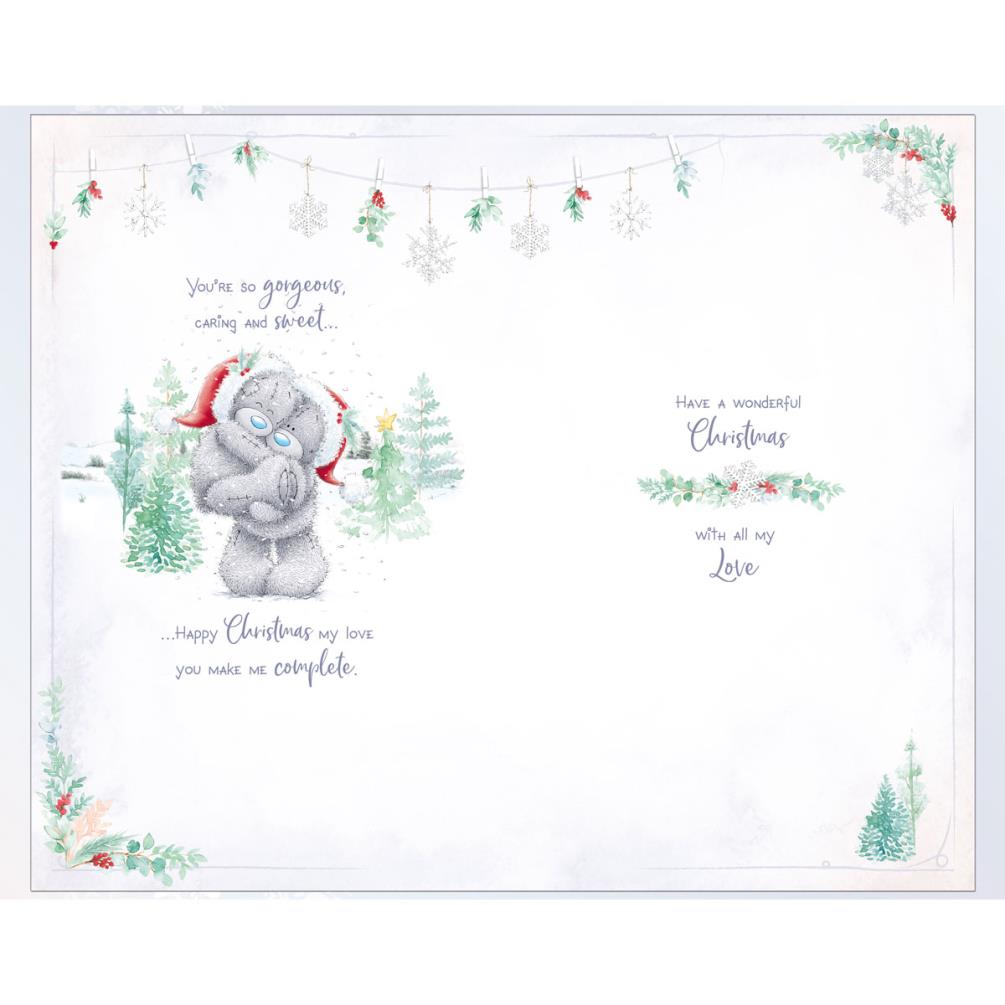 Lovely Wife Luxury Me to You Bear Christmas Card Extra Image 1